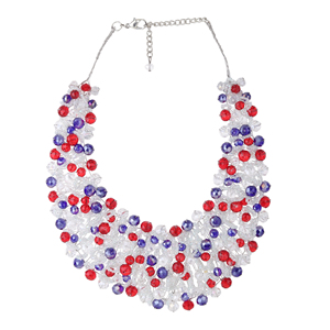 สร้อยคอโชคเกอร์ลูกปัดชาติพันธุ์ทำมือแฟชั่นไม่ซ้ำใครสำหรับของขวัญออนไลน์ - Product Image 3