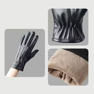 Gants en cuir de haute qualité de haute qualité pour l'hiver, chauds et respirants, compatibles avec les vêtements décontractés, vente à chaud - Product Image 5