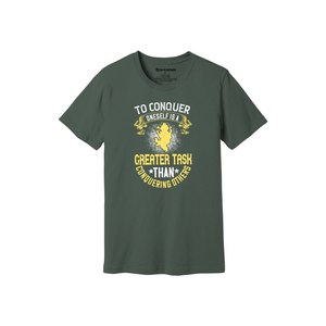 T-shirt 100% coton avec impression de thèmes de bouddha Style décontracté 12 options de couleur 160-180 Placement de conception personnalisable GSM lourd - Product Image 3