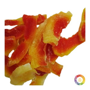Papaya seca suave de Vietnam, rebanadas Rojas, Chips de fruta masticables de Color Natural, textura húmeda, corte de papaya Tropical bajo en azúcar - Product Image 1