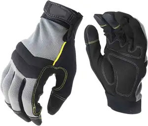 13号安全工作手套聚氨酯涂层12双中号，超轻聚氨酯工作手套，男女抓地力，无缝
