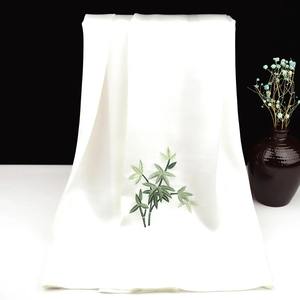 2024 broderie broderie à la main de foulards et écharpes pour hommes en soie véritable hijab floral hijab en jersey - Product Image 2