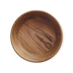 Ensaladera de madera de lujo de forma redonda Cuenco de sopa hecho a mano de calidad superior Tazón de sopa vintage de tamaño personalizado por exportaciones globales - Product Image 2