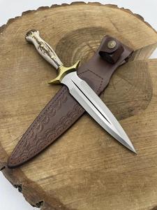 Cuchillo de Carnicero de Acero de Damasco de Primera Calidad para Cortar y Procesar, Cuchillo Bowie de Material Sólido, MOQ Bajo - Product Image 6