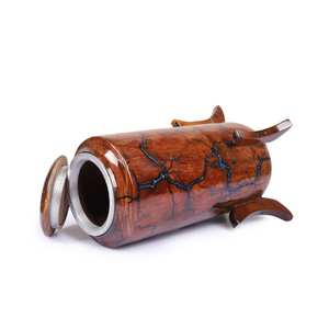 Urna para cenizas humanas Urna de cremación de palisandro Urna de madera para cenizas humanas Urna para mamá papá - Product Image 4