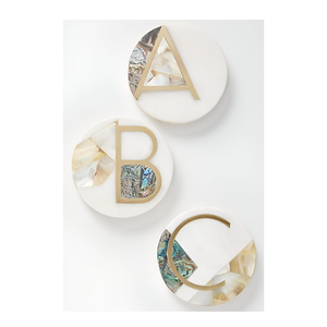 Sous-verres personnalisés en pierre de marbre avec incrustation de laiton Style et fonctionnalité intemporels fabriqués à la main de qualité supérieure pour toute occasion - Product Image 3