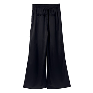 Wide Leg Pants for Women Custom 2024 Autumn Fashion <strong>Ladies</strong> <strong>Work</strong> Office <strong>Black</strong> <strong>Trousers</strong> <strong>With</strong> <strong>Pockets</strong> Casual Straight Loose Pant - Product Image 3