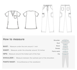 Pantalon de gommage médical unisexe Royal Sprinter Navy pour femmes, uniforme d'hôpital essentiel pour les infirmières, les médecins et les blouses de laboratoire-Numéro de modèle OEM - Product Image 6