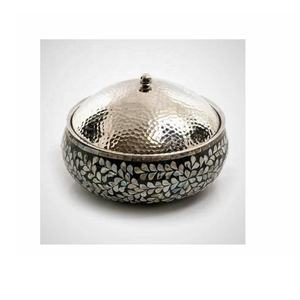 Cazuela de acero inoxidable con incrustaciones de madreperla de alta calidad, olla caliente de acero con cazuela, olla caliente para servir alimentos - Product Image 1