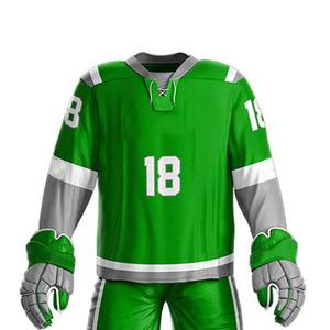 Uniforme de hockey sobre hielo unisex con cuello en V, conjuntos de camisetas y pantalones cortos con logotipo personalizado bordado, conjunto de chándales de pantalones cortos de 2 piezas - Product Image 4