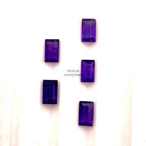 3x5mm Améthyste Baguette Cut Faceted Loose Gemstones for Jewelry Making Natural Amethyst Stone Calibrated Wholesale Supply Bulk - Product Image 2