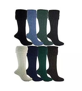 Best Design <b>Men</b> Kilts <b>Socks</b> Custom Logo & Colors Wool/Poly/Cotton Breathable Comfortable Online Sale - Product Image 1
