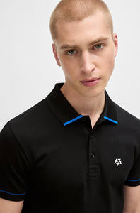Polo de manga corta de estilo de lujo transpirable, cuello de botón, personalizado, elegante, transpirable, para hombre, Polo de secado rápido - Product Image 2