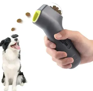 Hot Interactive Pet Dog Game bắn súng thực phẩm Toy Dog đào tạo điều trị Launcher