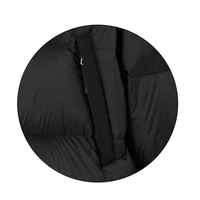 Nouvelle veste matelassée pour homme de haute qualité, couleur unie, réversible, écologique, logo frontal, respirante, coupe-vent, col montant