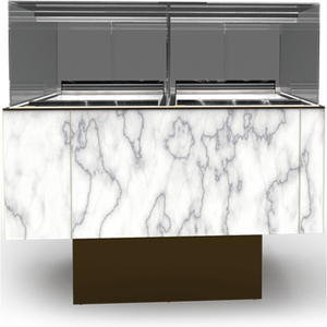 Skyler Comercial Auto-Descongelación Multi-Temperatura Acero Inoxidable Vitrinas Eléctricas Confitería Patisserie Congelación - Product Image 1