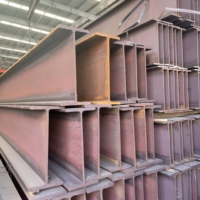 Poutre en acier Q235 Q235B Q235C Q355D H, acier structurel haute résistance pour structure de toiture, construction d'aéroports, parkings, ponts ferroviaires