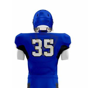 Uniforme de Fútbol Americano Personalizado 2025, Talla Grande, 100% Poliéster, Manga Corta, Transpirable, Alta Calidad, OEM - Product Image 6