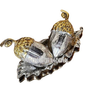 Accesorios de mesa de comedor de cocina de Metal de aluminio de Color plateado de nuevo diseño Molinos de sal y pimienta chapados en oro - Product Image 1