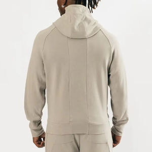 Sudaderas con Capucha para Hombre, Felpa Francesa, 100% Algodón, Sin Cordones, Gruesas, de Alta Calidad, Talla Grande - Product Image 2