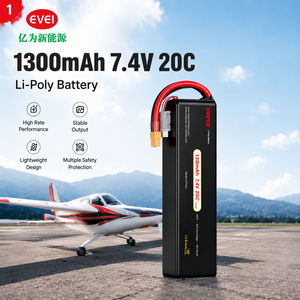 Baterai Drone Lithium Ion 1300mAh 20C Asli Pabrik, Densitas Energi Tinggi, Baterai Pengganti Drone untuk Drone Jarak Jauh - Product Image 6