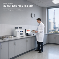Analyseur industriel entièrement automatique YX-GYFX7707, testeur de teneur en eau volatile de la cendre de charbon à 36 échantillons avec connexion LIMS
