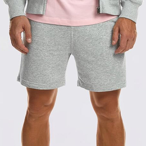 Shorts d'été pour hommes en gros 100% coton confortable ample en plein air course couleur unie hommes Shorts en coton - Product Image 2