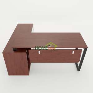 HBTC021 Escritorio Ejecutivo Contemporáneo Trapeze Concept 140x140 con Acabado en Melamina Sólida, Requiere Ensamblaje, para Muebles de Oficina y Dormitorio - Product Image 2