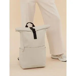 Premium Recycled <b>Roll</b> Top <b>Backpack</b> Sustainable Promotional Merchandising - Product Image 4