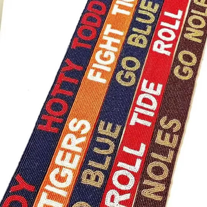 Customisable Polyester Beaded <b>Bag</b> <b>Strap</b> Strong Safe Lightweight Unique Design Adjustable Fashionable Trendy Professional Luxury - Product Image 1