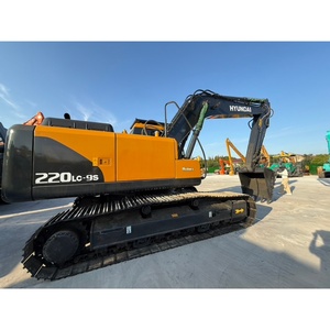 Excavatrice sur chenilles Hyundai 220LC-9S d'occasion, pelle hydraulique de 22 tonnes pour la construction - Product Image 5