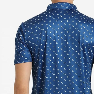 เสื้อโปโลแขนสั้นลำลองสำหรับผู้ชายดีไซน์ใหม่พร้อมลายพิมพ์ที่สะดุดตาสำหรับเด็กผู้ชาย - Product Image 5
