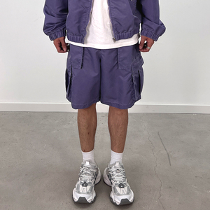 Pantalones cortos Cargo para exteriores de nailon 100% de alta calidad para hombre, pantalones cortos informales de estilo Hip Hop con bolsillos holgados, pantalones cortos ligeros de alta calidad - Product Image 2