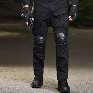 Zennison OEM G3 đồng phục ngụy trang đầu gối pad màu đen chiến thuật chiến đấu ếch phù hợp với quần - Product Image 5