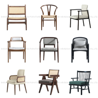 Style nordique moderne loisirs haute qualité en cuir synthétique fauteuil japonais pour salon maison bureau chambre repas en plein air