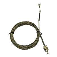 Sonde de température industrielle à haute précision, thermocouple de type J, non mis à la terre, fer-constantan