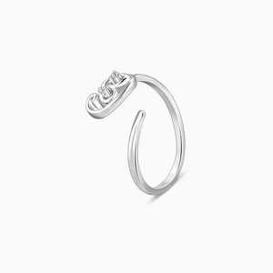 <b>Silver</b> Dhanyatha Diamond <b>Toe</b> <b>Rings</b> for Wedding and Gift Occasions - Product Image 5