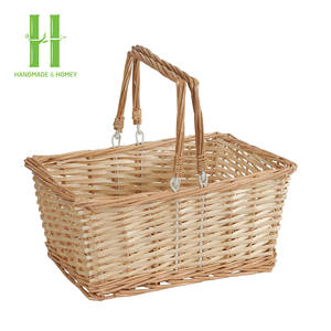 MEILLEUR VENDEUR! Panier de poche en rotin en plastique empilable écologique lavable portable sortant moderne en gros de nouveau spot - Product Image 5