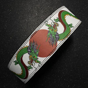 Cinturón de levantamiento de pesas de cuero de vaca Unisex de alta calidad patrón de leopardo equipo de gimnasio transpirable fabricación al por mayor - Product Image 4