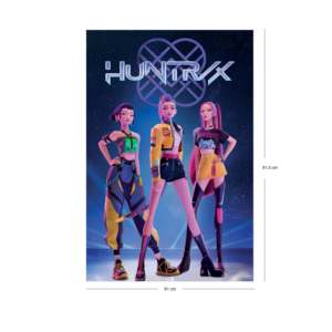 KPop Demon Hunters <b>Poster</b> Huntr/x Wall Art Made of Paper - Product Image 2