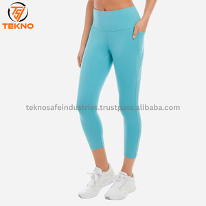 Latest Style OEM Design Wholesale Price <b>Women</b> <b>Legging</b> Factory Made Solid latest fashion Color High Quality Yoga <b>Legging</b> - Product Image 4