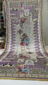 Heavy Handcrafted Mirror Dupatta Organza Digital Printed Traditional <b>Scarf</b> & Shawl - Product Image 4