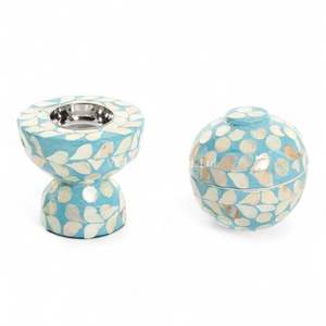 Brûleur d'encens artisanal en nacre pour cadeau spirituel, décoration de salle de méditation et utilisation traditionnelle sur autel, en provenance du Vietnam - Product Image 2