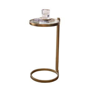 Metal And <b>Wood</b> Drinks <b>Side</b> End <b>Small</b> Coffes <b>Table</b> Luxury Living Room Furniture Modern Home Use Wholesale Item New Arrival - Product Image 4