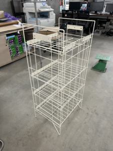 Fabriqué au Vietnam support en métal enduit de poudre Durable gain de place polyvalent cuisine salle de bain moderne pliant organisateur de stockage - Product Image 2