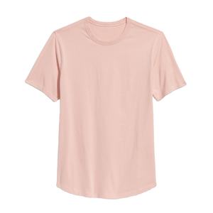T-shirts pour hommes grandes tailles à manches courtes, col rond, coupe ajustée, confort basique, mélange de coton, coupe classique, 100 % coton - Product Image 1