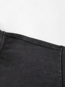 Sweat à capuche surdimensionné délavé vintage pour hommes pull à manches longues sweat-shirt polaire décontracté Streetwear haut à capuche d'hiver - Product Image 4