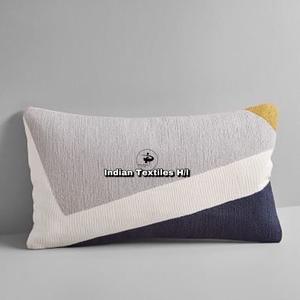 Funda De Almohada cosida con cadena de lana bordada de Cachemira de lujo decorativa geométrica Vintage para sofá sala de estar Venta caliente ITHL - Product Image 5