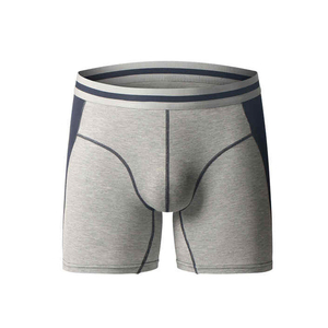 Bóxer de lujo personalizado para hombre, ropa interior cómoda de algodón con diseño de banda y logotipo personalizado, ropa interior de hombre con frente abierto - Product Image 4