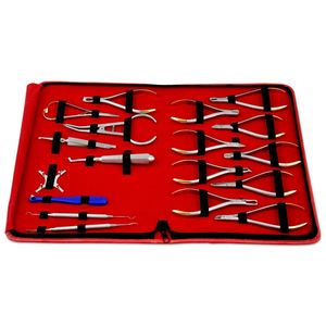 Kit de instrumentos de implante Dental Manual profesional, herramientas de ortodoncia quirúrgica, dentistas, certificación CE, etiqueta privada OEM disponible - Product Image 5